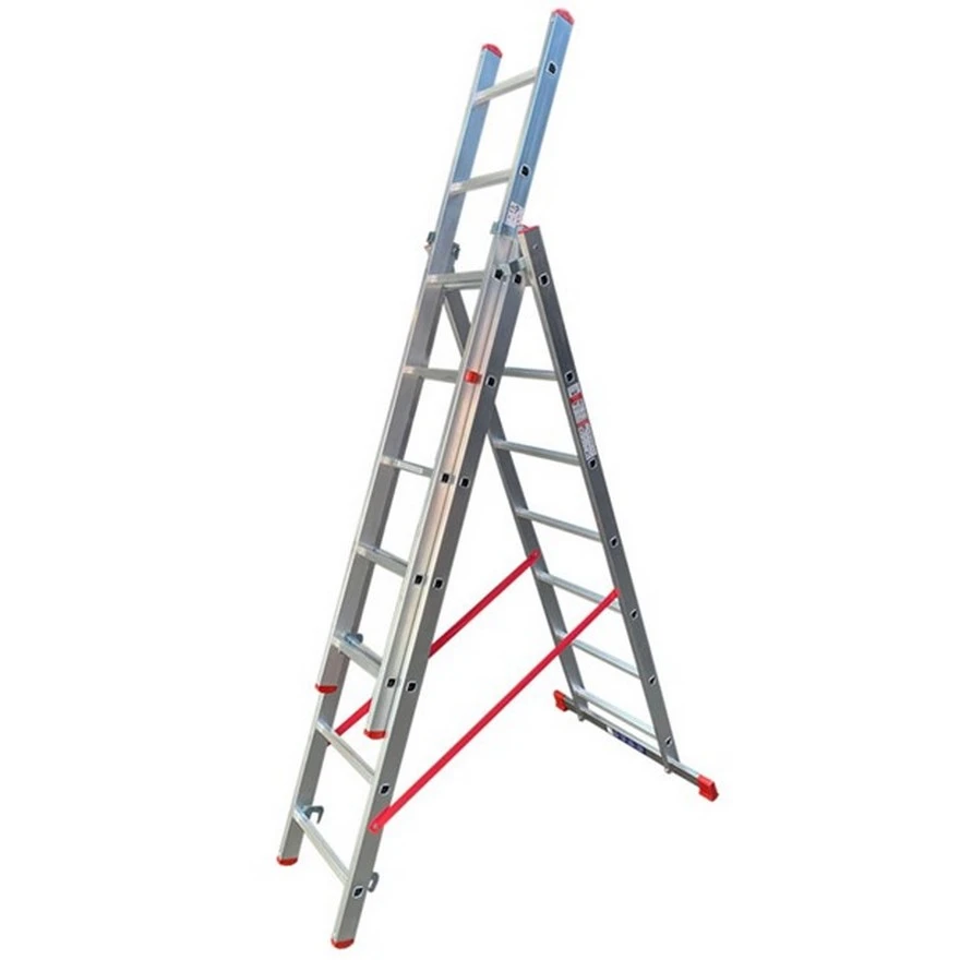 Jeftino povoljno Trodelne Aluminijumske Merdevine - Trodelne Merdevine 3x7 4,2m 3007