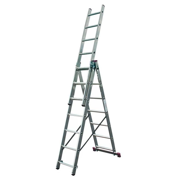 Jeftino povoljno Trodelne Aluminijumske Merdevine - KRAUSE Corda Trodelne Aluminijumske Merdevine 3x7 - 4,2m