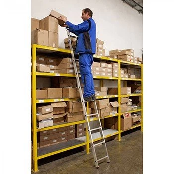 Jeftino povoljno Jednodelne Aluminijumske Merdevine - Prislone Merdevine 10 Gazišta Krause Corda 2,8m