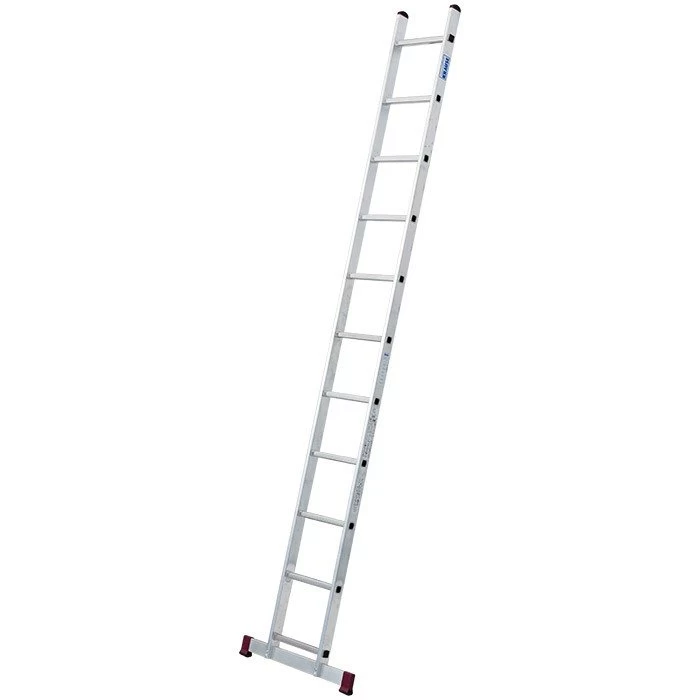 Jeftino povoljno Jednodelne Aluminijumske Merdevine - Prislone Merdevine 11 Gazišta Krause Corda 3,1m