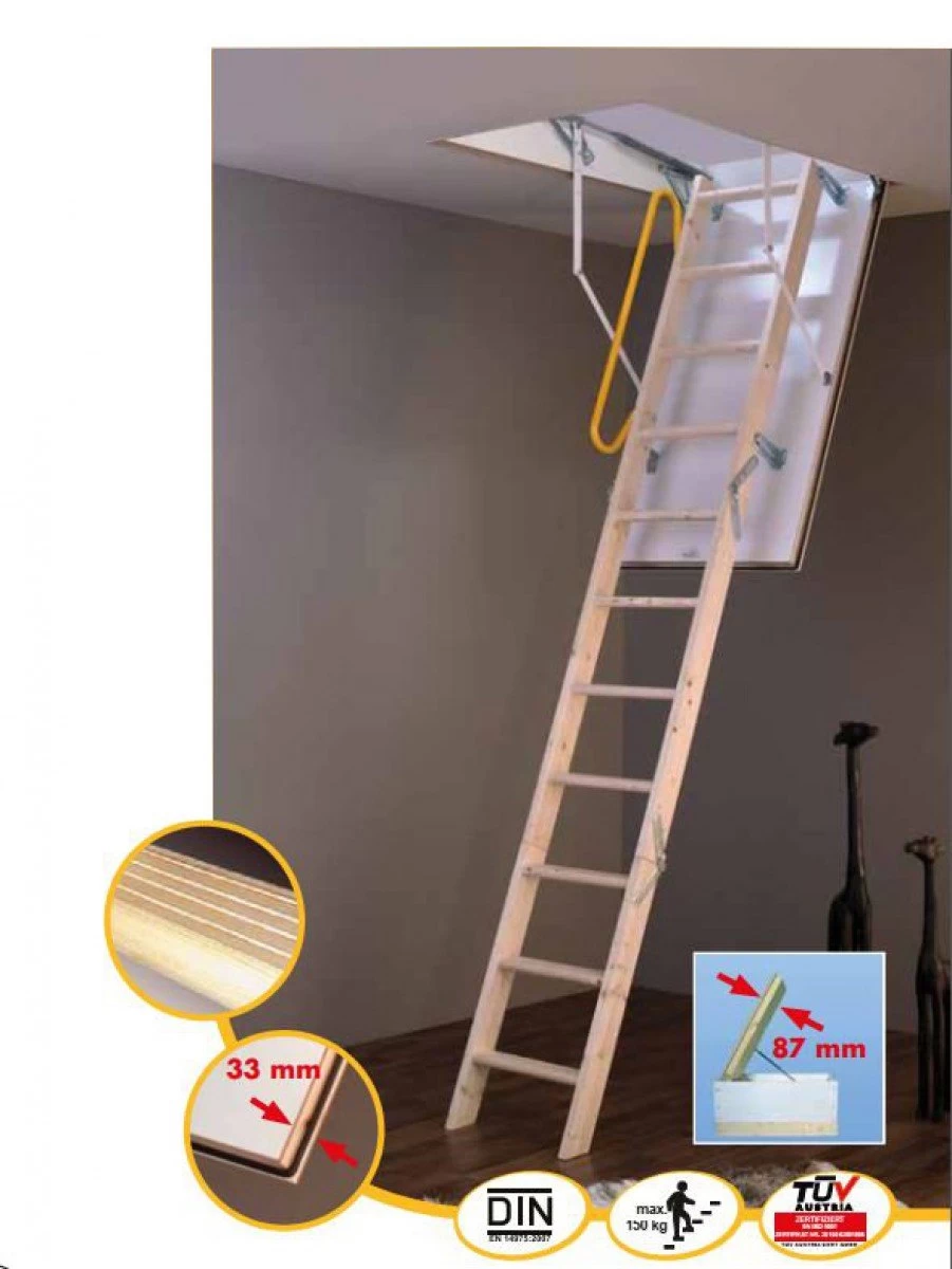 Jeftino povoljno Tavanske Merdevine - Tavanske Merdevine 120x60cm MC-STEP Termoizolovane