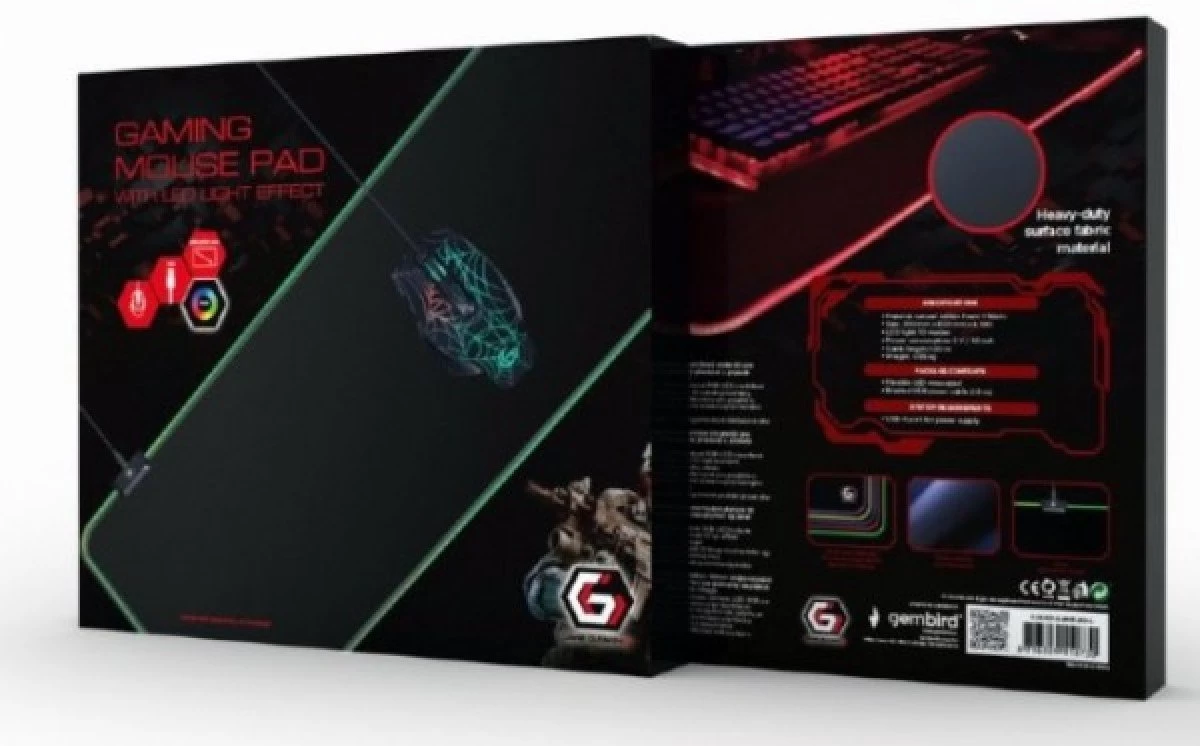 Jeftino povoljno Gaming Oprema - Podloga za Miš RGB 35x80cm XL Gembird