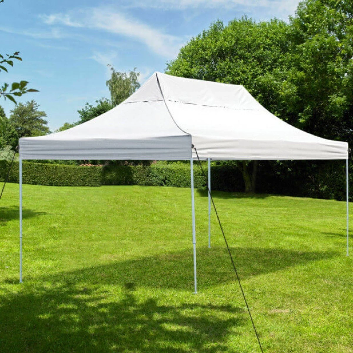 Jeftino povoljno Paviljoni - Paviljon Sa Mehanizmom 3x4,25m Beli