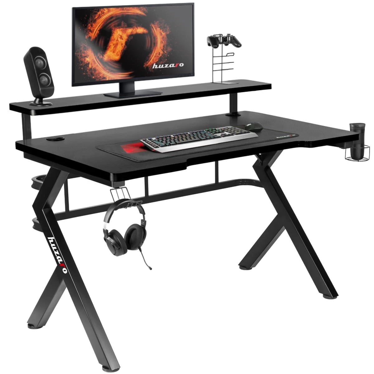 Huzaro Hero 5 Crni Gaming sto