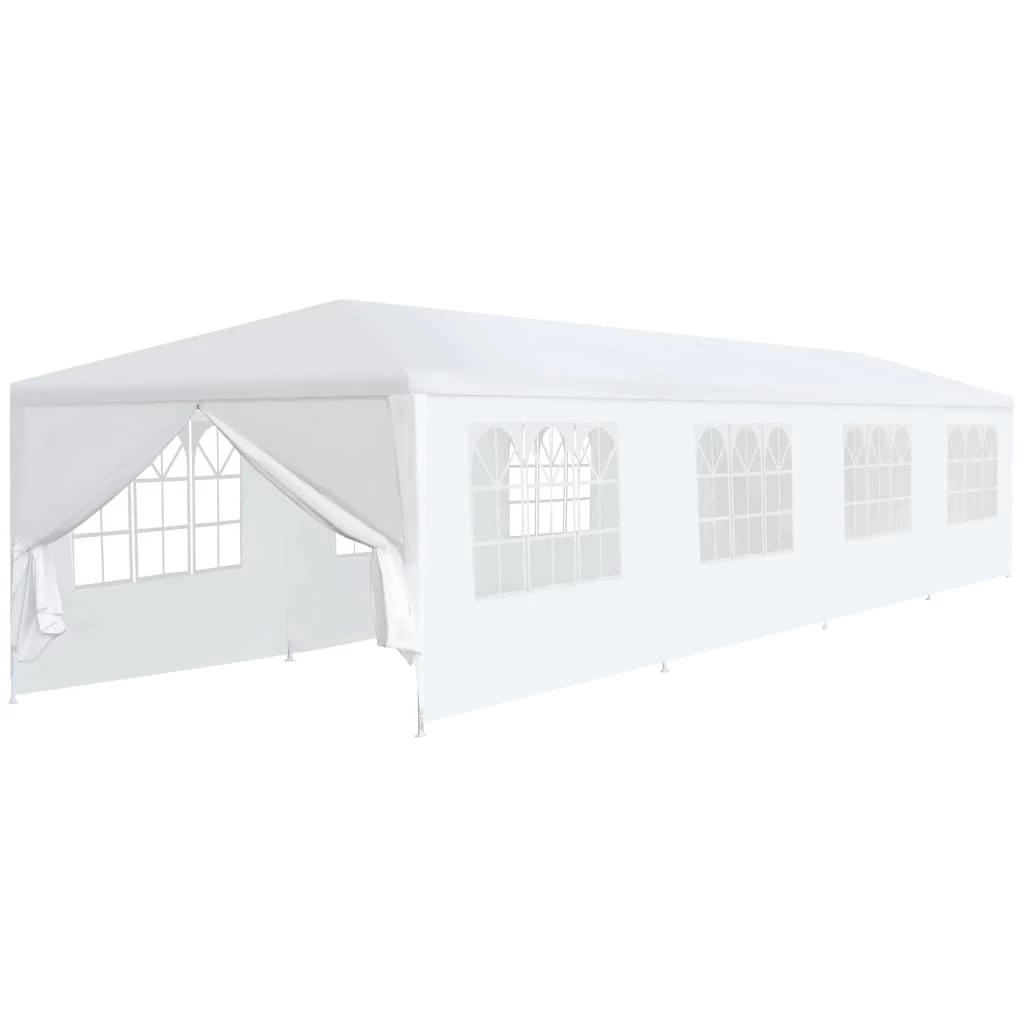 Jeftino povoljno Paviljoni - Beli Paviljon Party 12x3m sa Stranicama