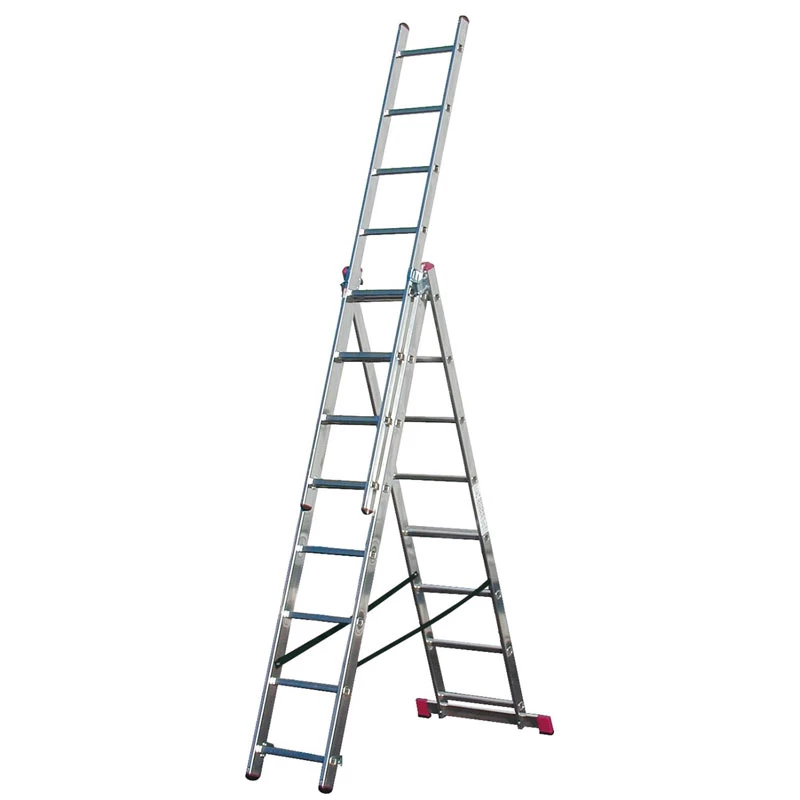 Jeftino povoljno Trodelne Aluminijumske Merdevine - KRAUSE Corda Trodelne Aluminijumske Merdevine 3x8 - 4,5m