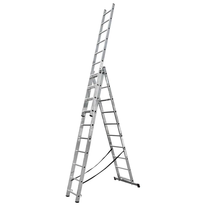 Jeftino povoljno Trodelne Aluminijumske Merdevine - KRAUSE Corda Trodelne Aluminijumske Merdevine 3x10 - 6,15m