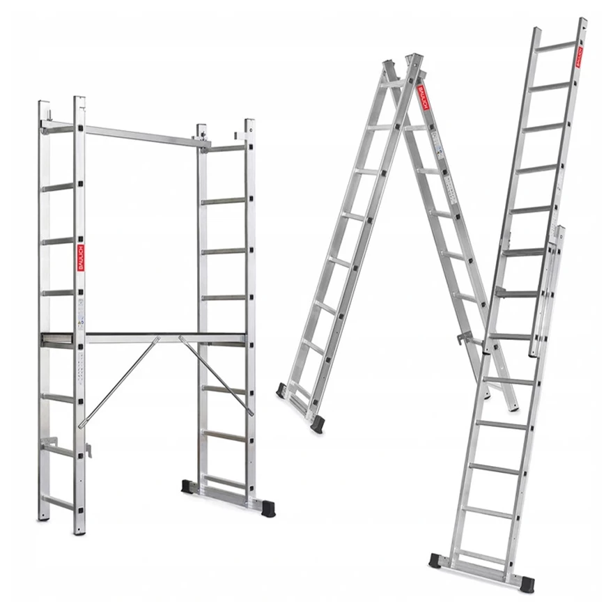 Jeftino povoljno MERDEVINE - Aluminijumska Skela 2x8 sa Platformom