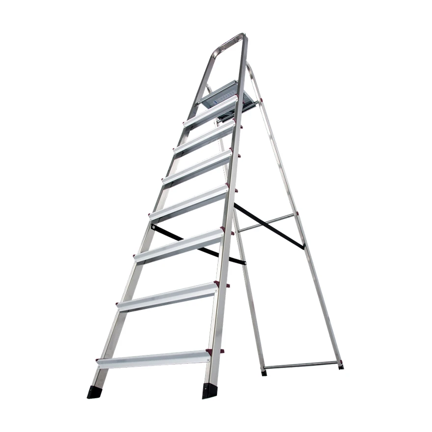 Jeftino povoljno Kućne Aluminijumske Merdevine - CORDA kućne merdevine 1x8 000767