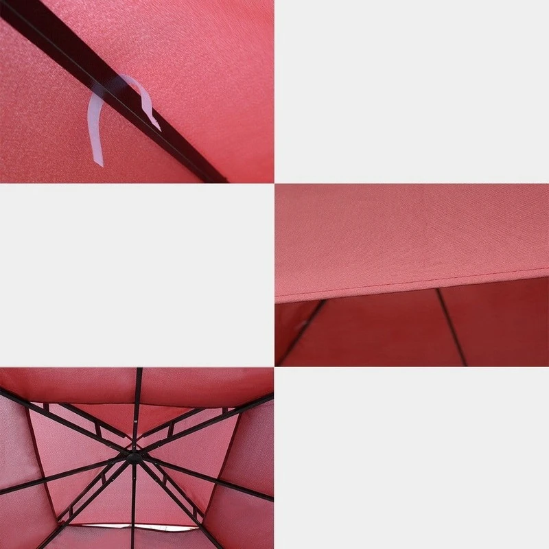 Jeftino povoljno Paviljoni - Venturo Gazebo zamensko platno 3x3m Bordo