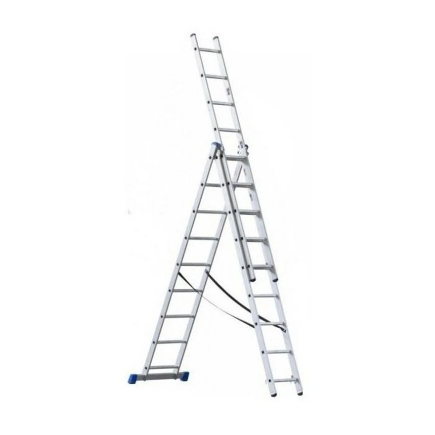 Jeftino povoljno Trodelne Aluminijumske Merdevine - ELKOP Trodelne Aluminijumske Merdevine 3x9 - 5,3m