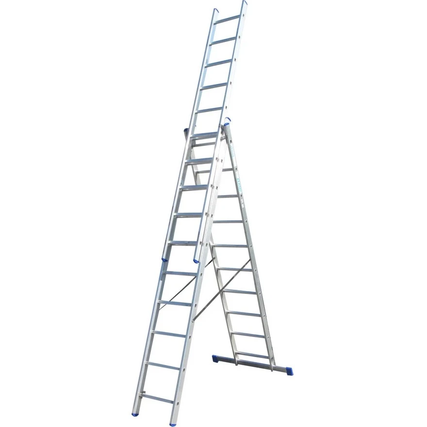 Jeftino povoljno MERDEVINE - ELKOP Trodelne Aluminijumske Merdevine 3x10 - 5,8m