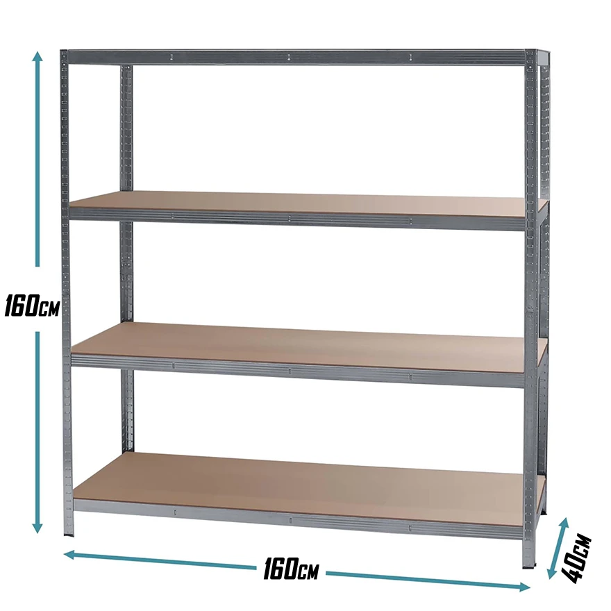SuperHome 160x160x40cm 4x175kg Metalna Montažna Polica
