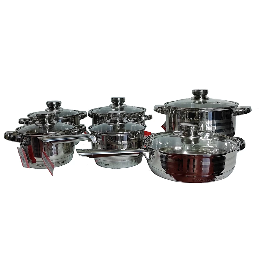 Jeftino povoljno Kuhinjska Oprema - Excellent Line Jumbo Set Lonci 12 delova EL-12ST