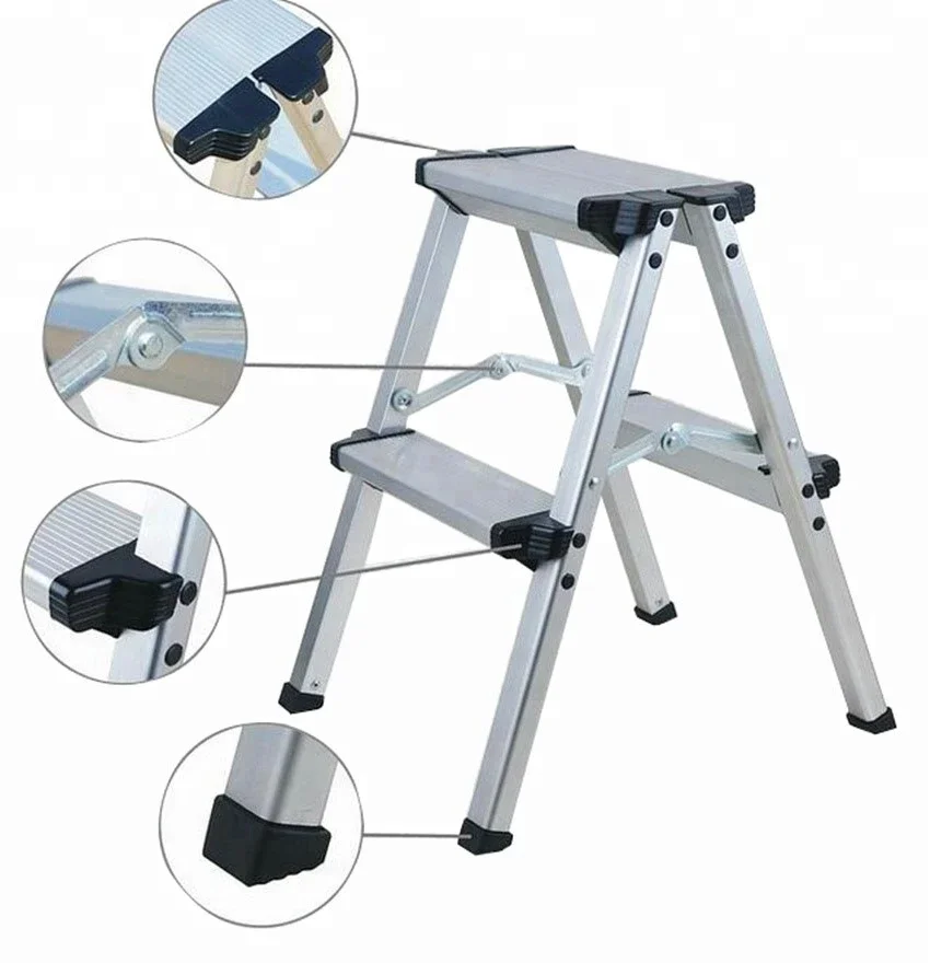 Jeftino povoljno Aluminijumske Merdevine - SuperStep Stepenaste Merdevine 2x2 Podest 49cm