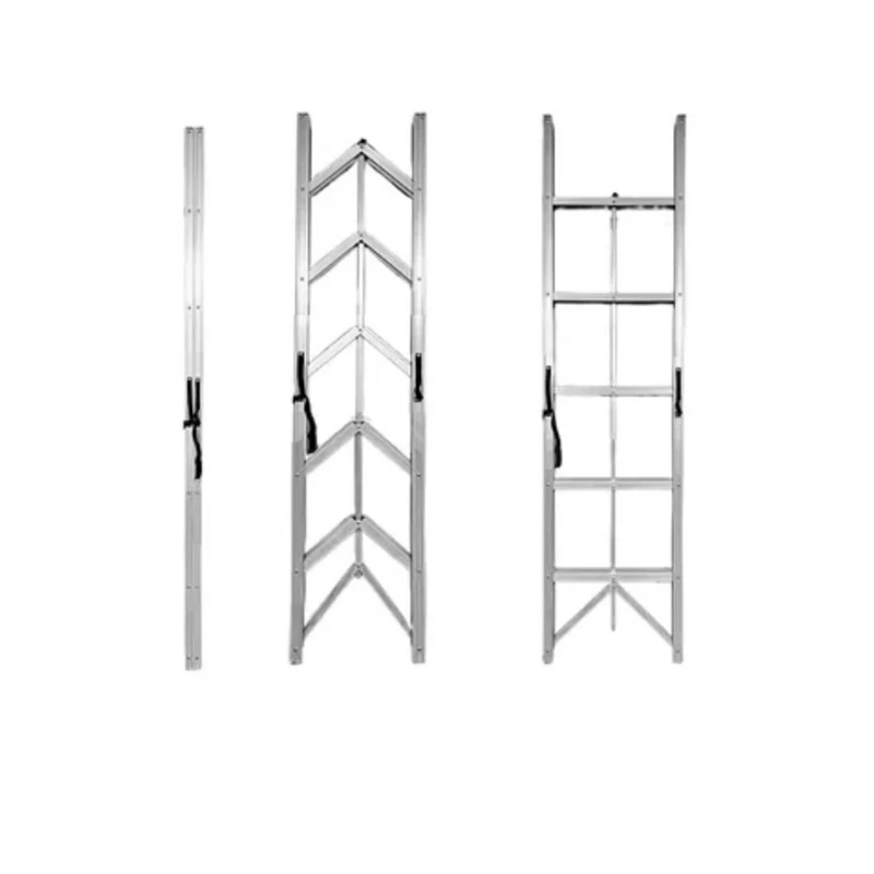 Jeftino povoljno Aluminijumske Merdevine - SuperStep Sklopive Štapne Alu Merdevine 177cm 5 Gazišta