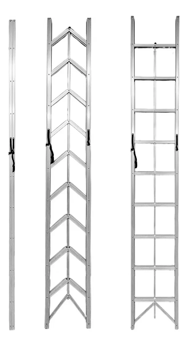 Jeftino povoljno MERDEVINE - SuperStep Sklopive Štapne Alu Merdevine 299cm 9 Gazišta
