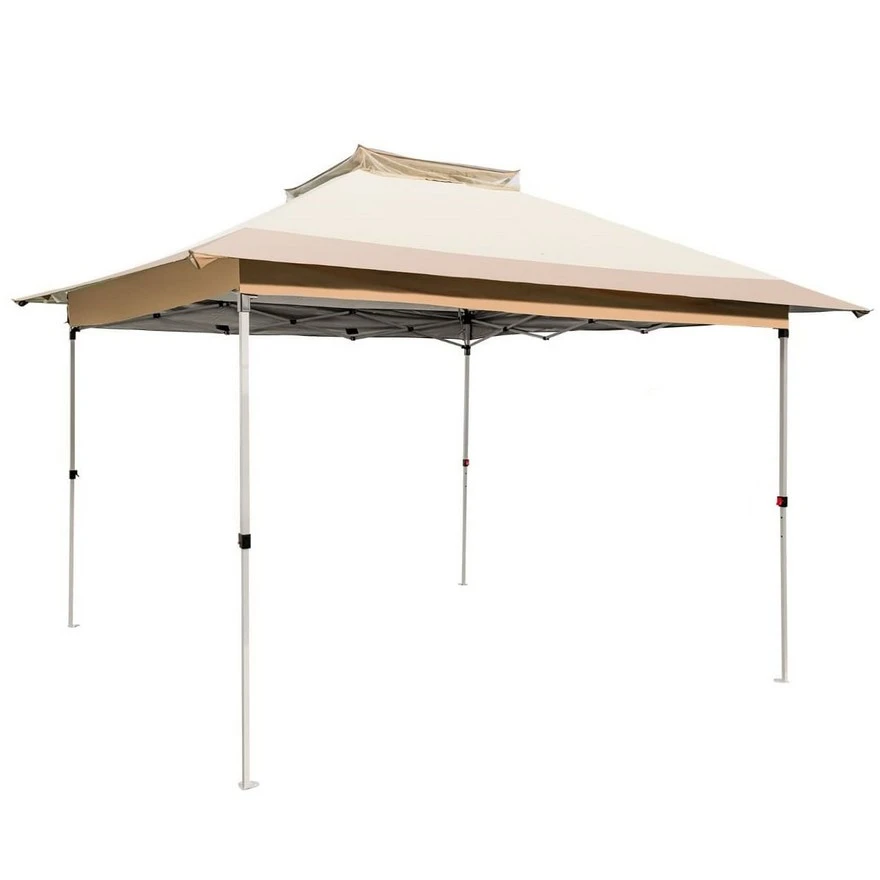 Jeftino povoljno BASTENSKA OPREMA - Gazebo paviljon sa mehanizmom 350x350cm Braon