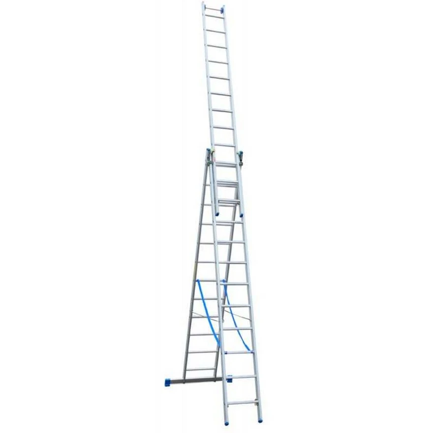 Jeftino povoljno Trodelne Aluminijumske Merdevine - ELKOP Trodelne Aluminijumske Merdevine 3x15 – 9,4m