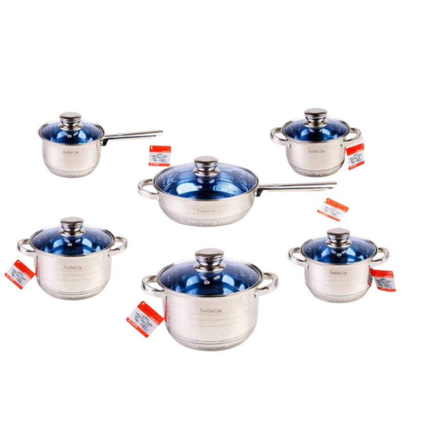 Jeftino povoljno Kuća i stan - Excellent Line Jumbo Set Lonci 12 delova EL-12STB
