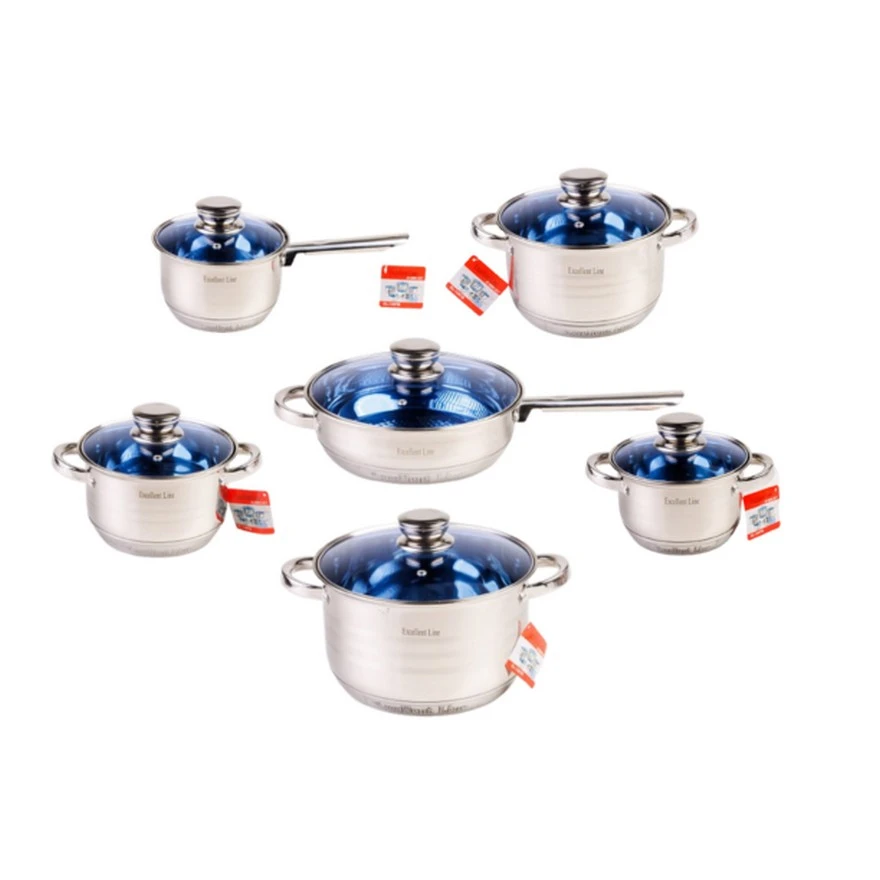 Jeftino povoljno Kuća i stan - Excellent Line Jumbo Set Lonci 12 delova EL-12STB