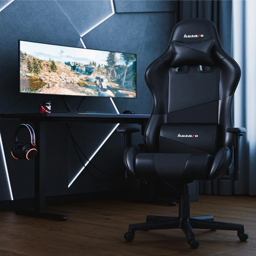 Jeftino povoljno Gaming Oprema - Huzaro Force 6.2 Carbon Gaming stolica