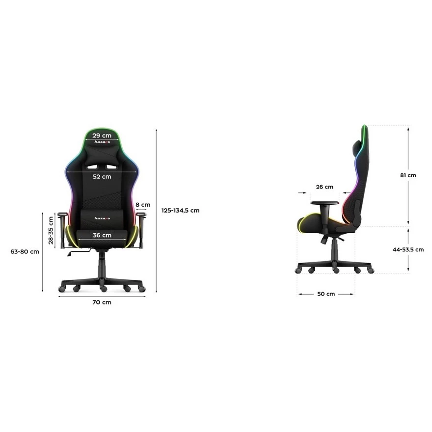 Huzaro Force 6.2 RGB Mesh Gaming stolica foto 3