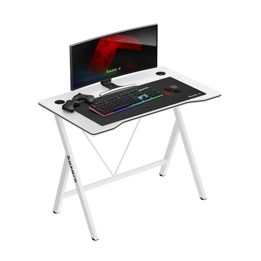Jeftino povoljno Gaming Oprema - Huzaro Hero 1.4 Beli Gaming sto