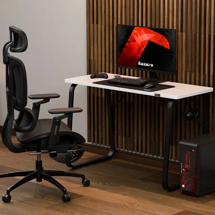Jeftino povoljno TRGOVACKA ROBA - Huzaro Hero 1.5 Beli Gaming sto