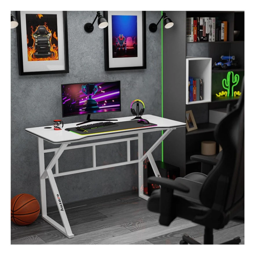 Jeftino povoljno Gaming Oprema - Huzaro Hero 1.6 Beli Gaming sto