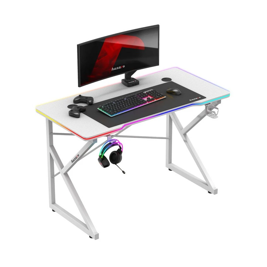 Jeftino povoljno Gaming Stolovi - Huzaro Hero 1.7 RGB Beli Gaming sto