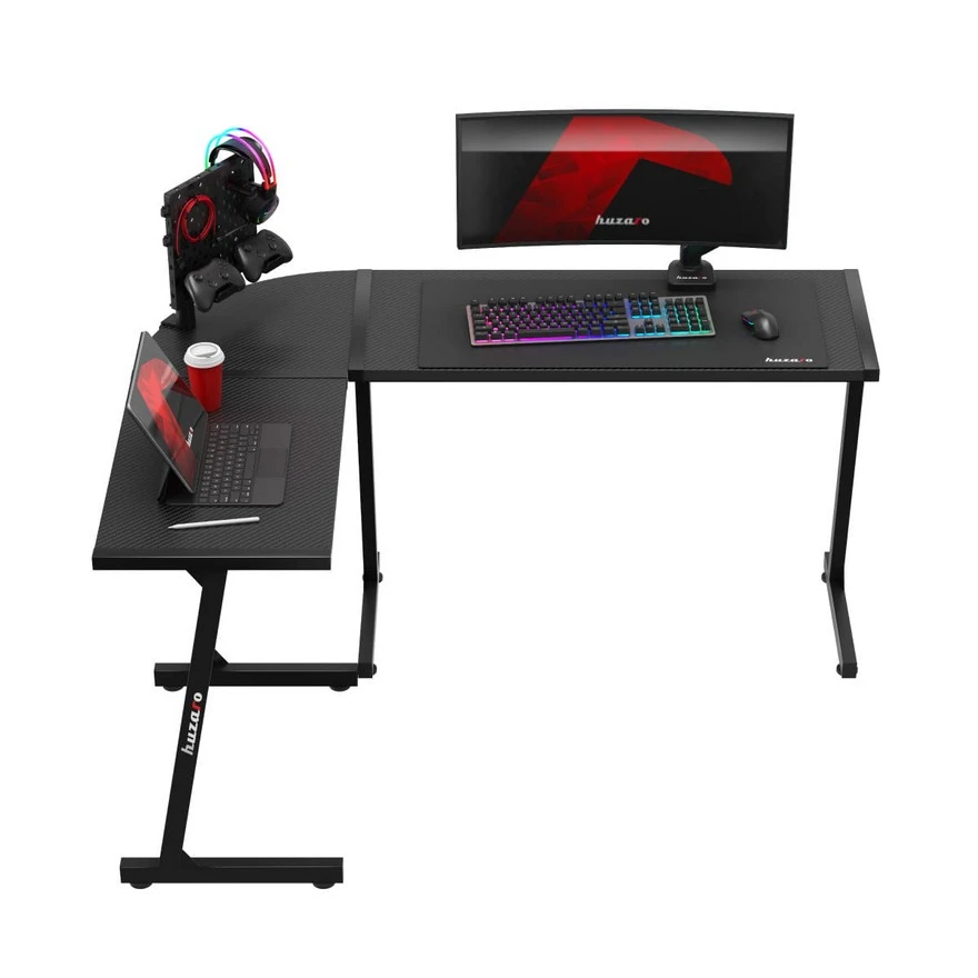 Huzaro Hero 6 Crni Ugaoni Gaming sto foto 4