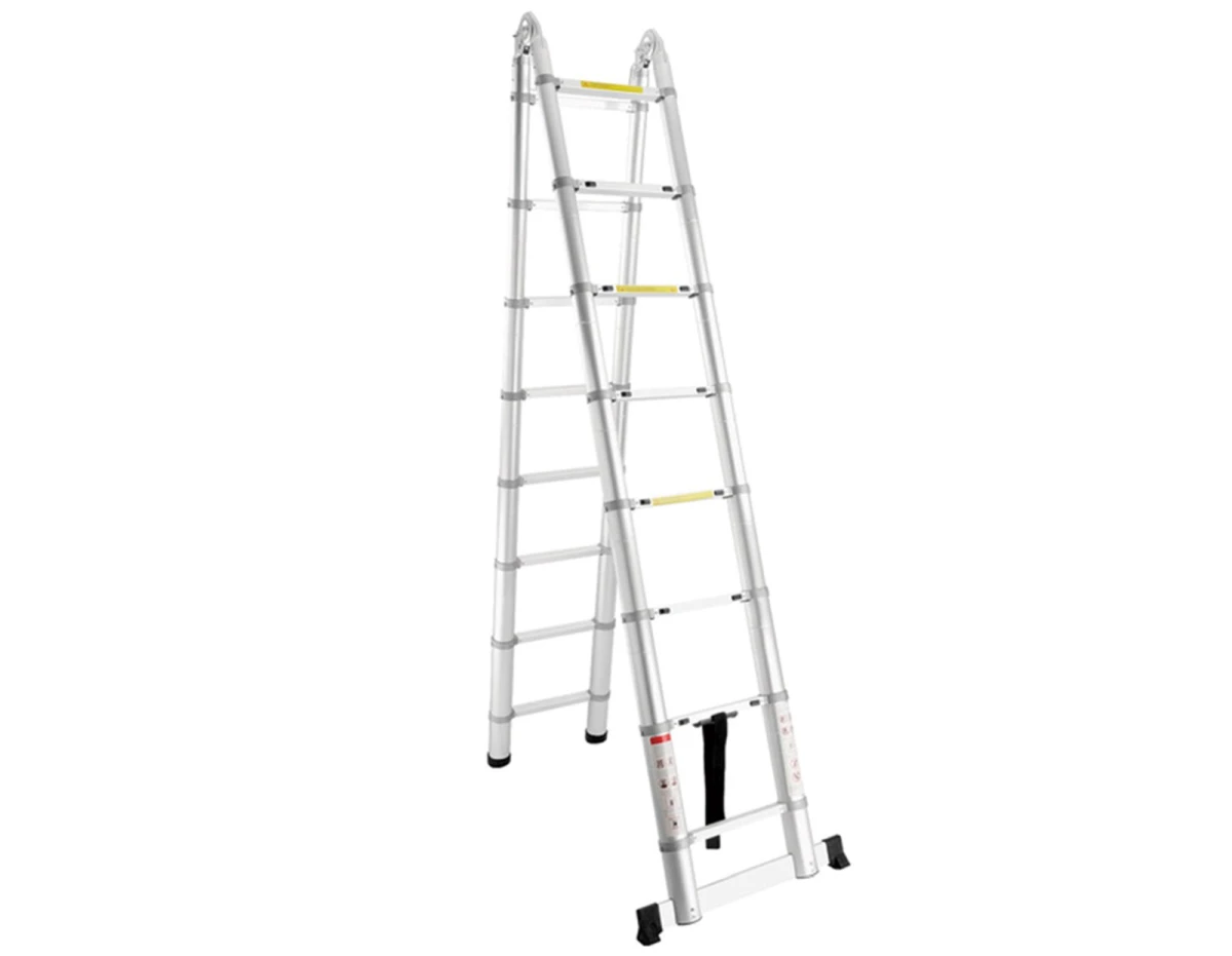 Jeftino povoljno MERDEVINE - SuperStep Duple FULL Aluminijumske Teleskopske Merdevine 2,5+2,5m