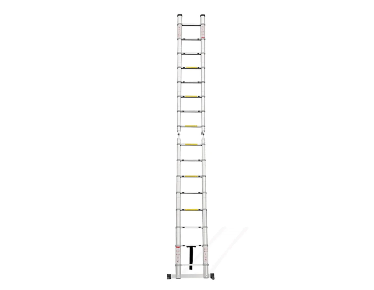 Jeftino povoljno MERDEVINE - SuperStep Duple FULL Aluminijumske Teleskopske Merdevine 2,5+2,5m