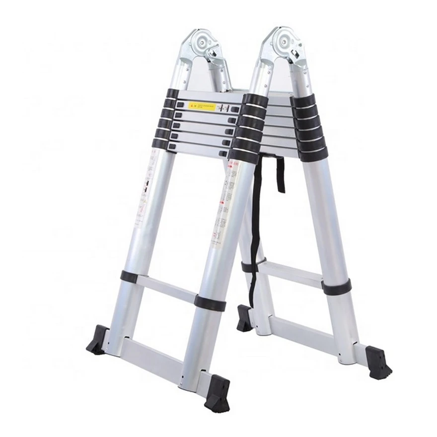 Jeftino povoljno MERDEVINE - SuperStep Duple Aluminijumske Teleskopske Merdevine 2,5+2,5 XL