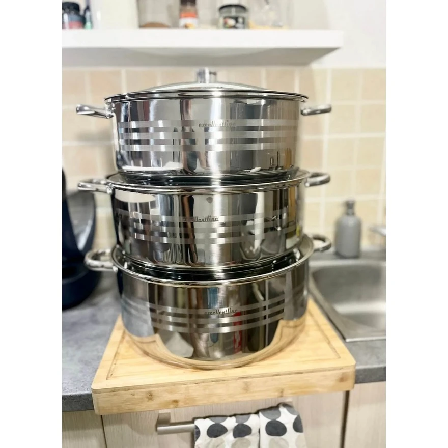 Jeftino povoljno Kuća i stan - Excellent Line Jumbo Set Lonci 6 delova EL-3BPV