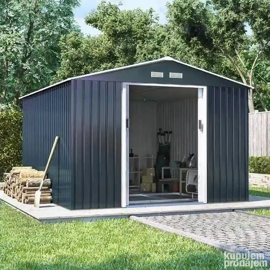 Jeftino povoljno Uređenje dvorišta - Metalna Baštenska kućica 389x310x212cm GH1012H