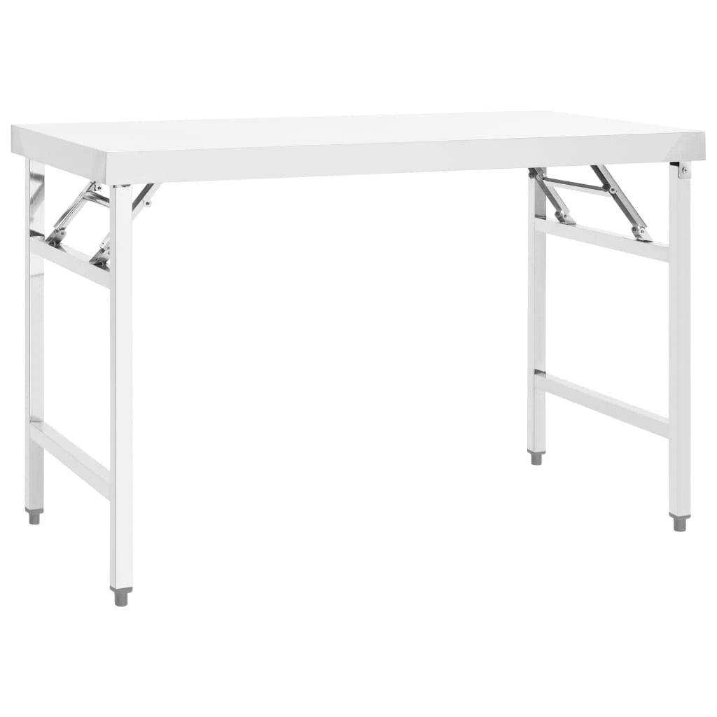 Jeftino povoljno Horeca Profesionalna Oprema - INOX Sklopivi Kuhinjski Radni Sto 120x60cm
