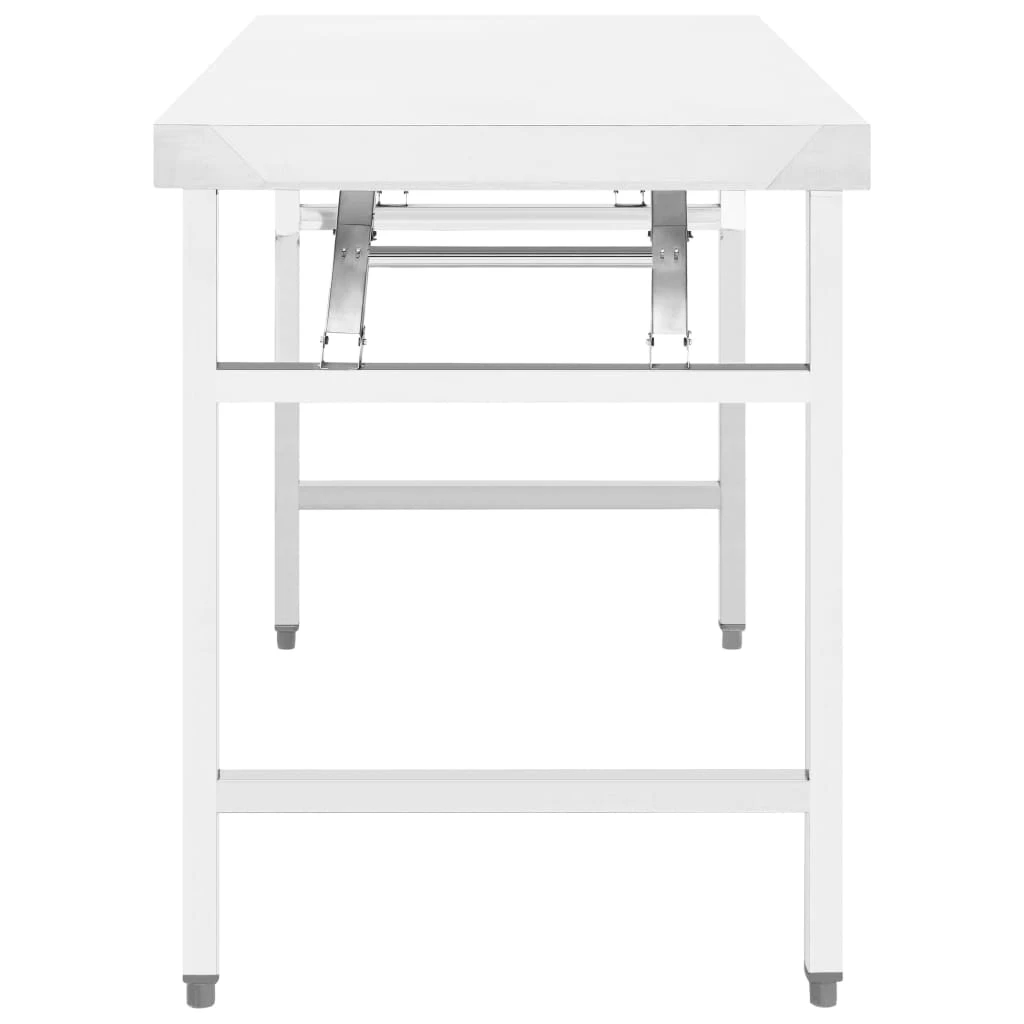 Jeftino povoljno Kuća i stan - INOX Sklopivi Kuhinjski Radni Sto 100x60cm