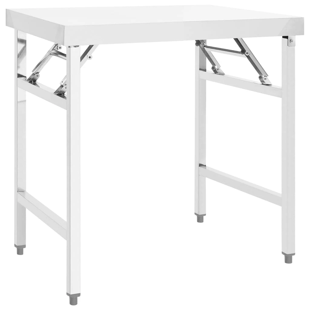 Jeftino povoljno Kuća i stan - INOX Sklopivi Kuhinjski Radni Sto 85x60cm