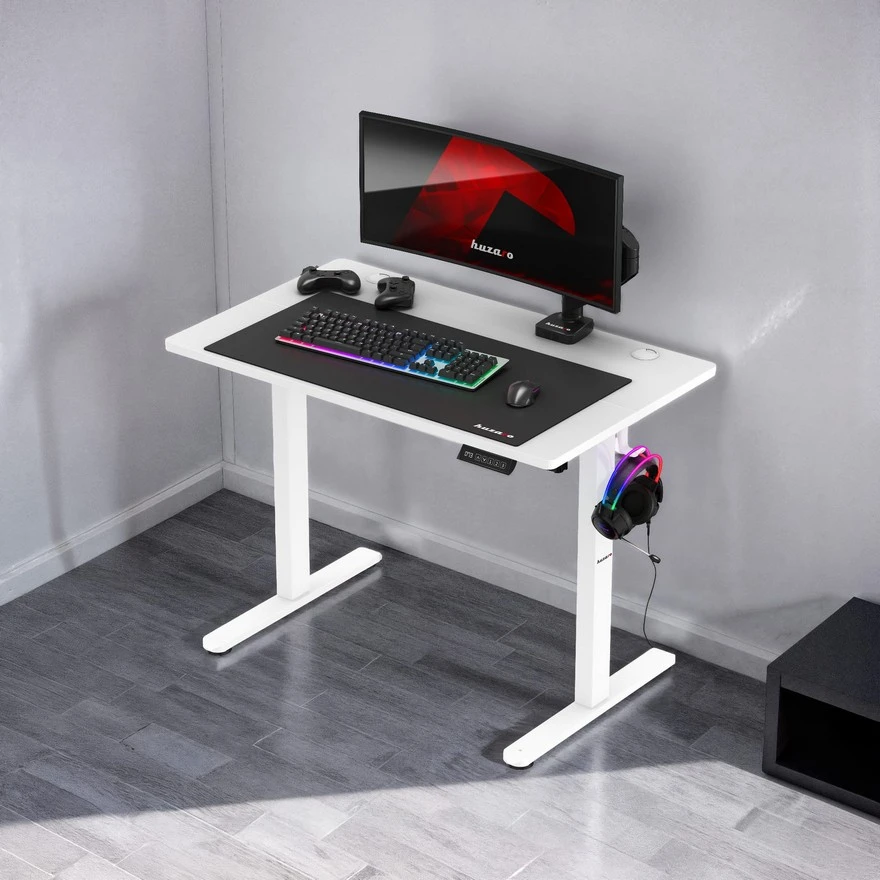 Jeftino povoljno Gaming Oprema - Huzaro Hero 7.9 Beli Električni podesivi sto