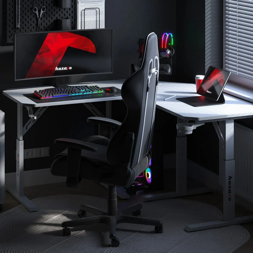 Jeftino povoljno TRGOVACKA ROBA - Huzaro Hero 7.3 Beli Podesivi sto 140x60cm