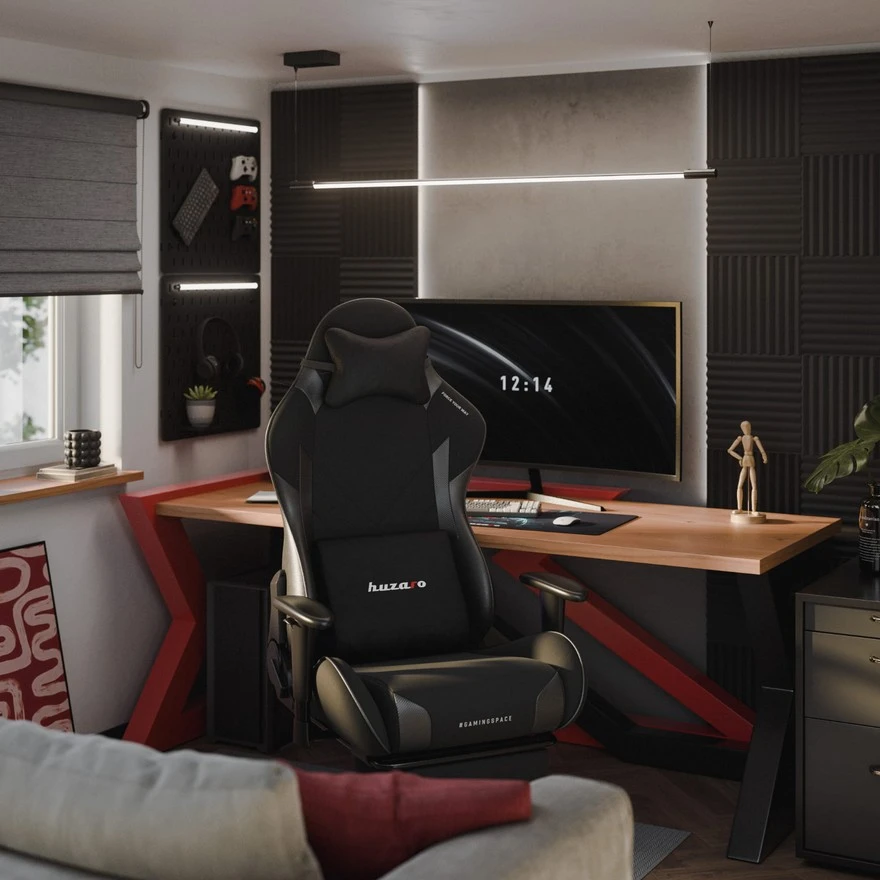 Jeftino povoljno Gaming Oprema - Huzaro Force 5.7 Crna Gaming stolica