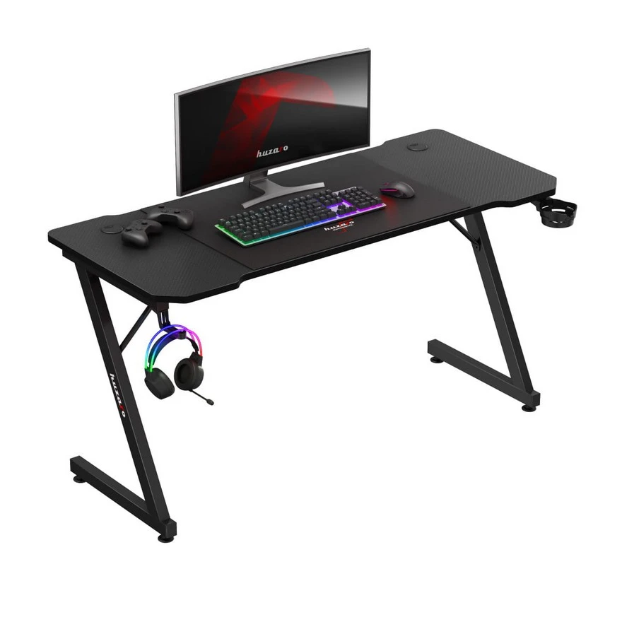 Jeftino povoljno TRGOVACKA ROBA - Huzaro Hero 3.3 Crni Gaming sto 140x60cm
