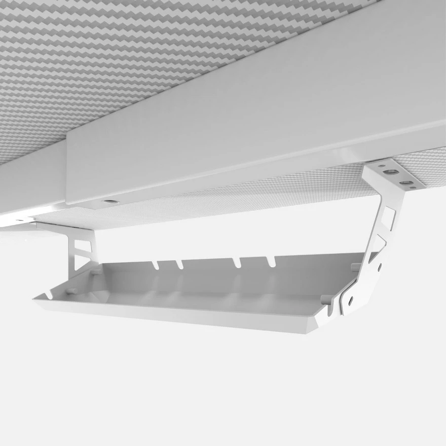 Huzaro Hero 3.3 Beli RGB Gaming sto 140x60cm foto 3