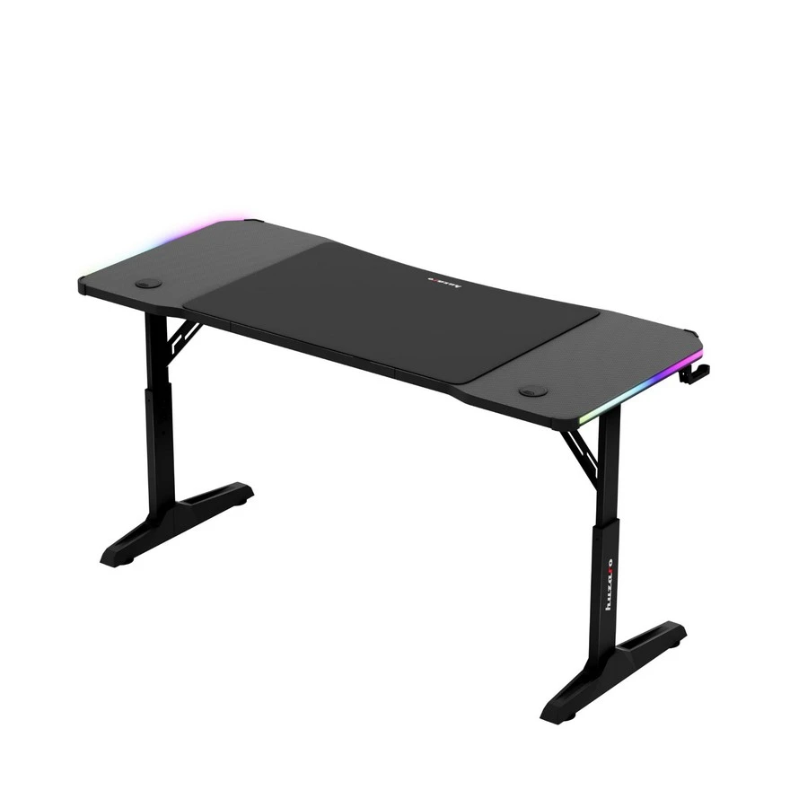 Huzaro Hero 3.6 Crni RGB Podesivi Gaming sto 140x60cm foto 5