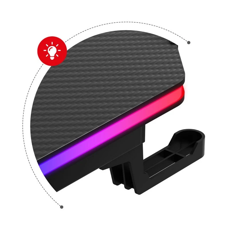 Huzaro Hero 4.8 Crni RGB Gaming sto 160x60cm foto 5