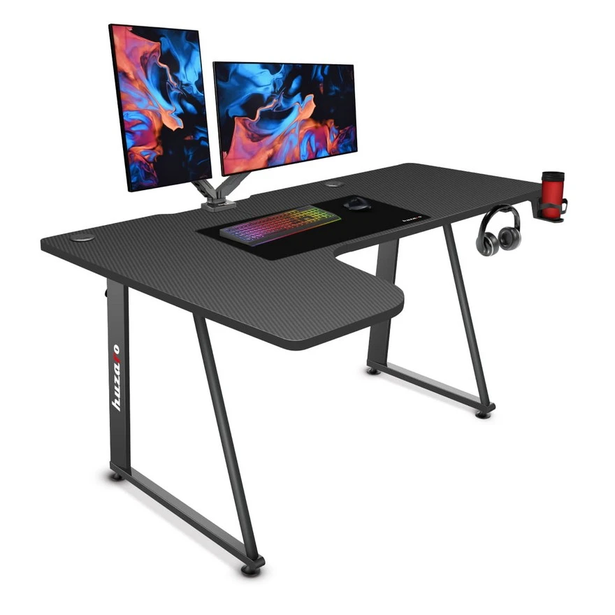 Huzaro Hero 7.7 Crni Ugaoni Gaming sto foto 1
