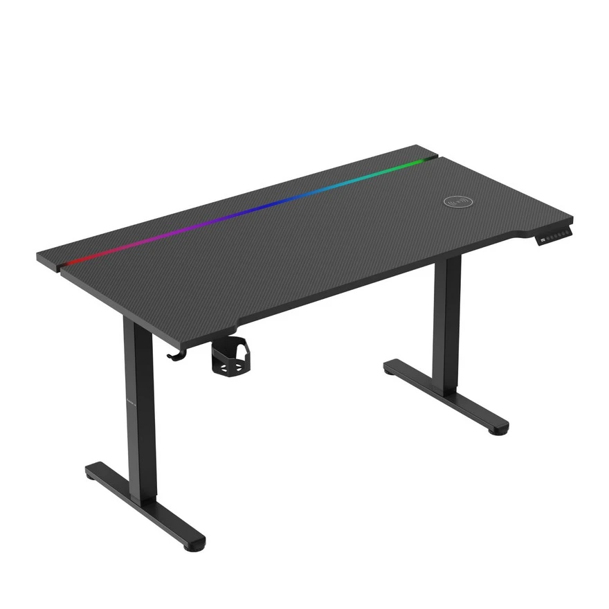 Jeftino povoljno TRGOVACKA ROBA - Huzaro Hero 8.7 Crni RGB Električni podesivi sto 140x70cm
