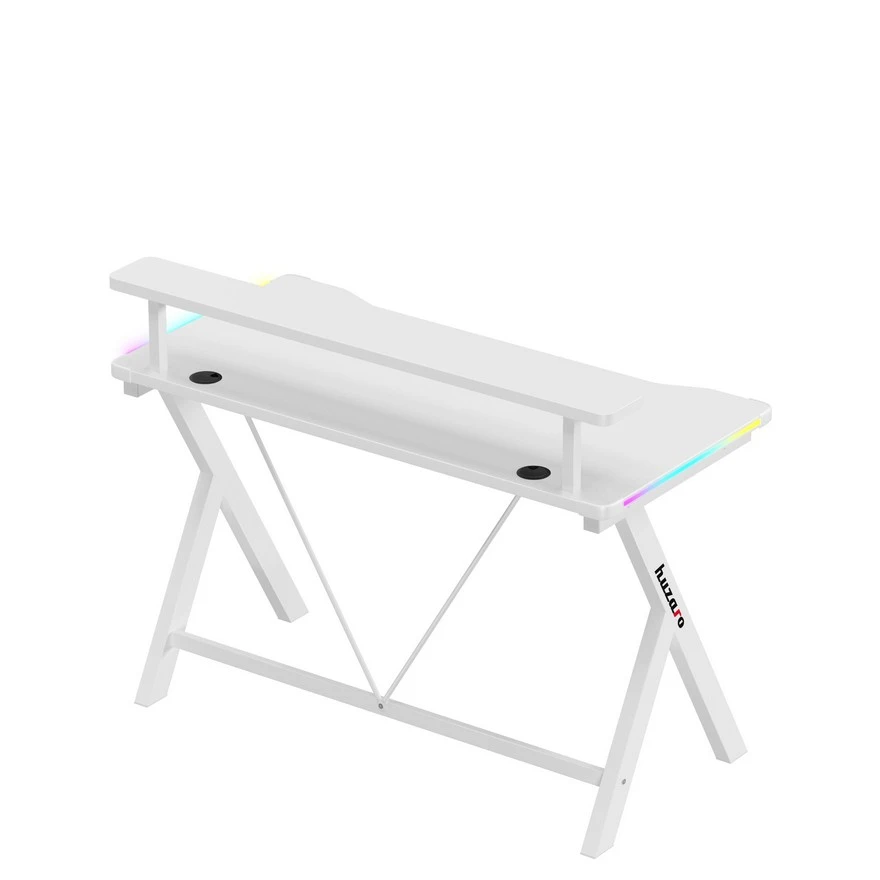 Huzaro Hero 1.9 Beli RGB Gaming sto 120x60cm foto 4